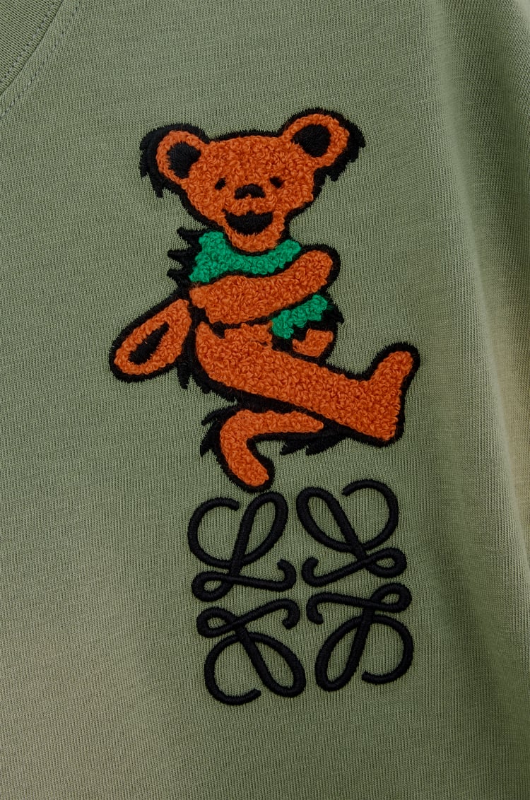 LOEWE Camiseta de corte holgado en algodón Salvia