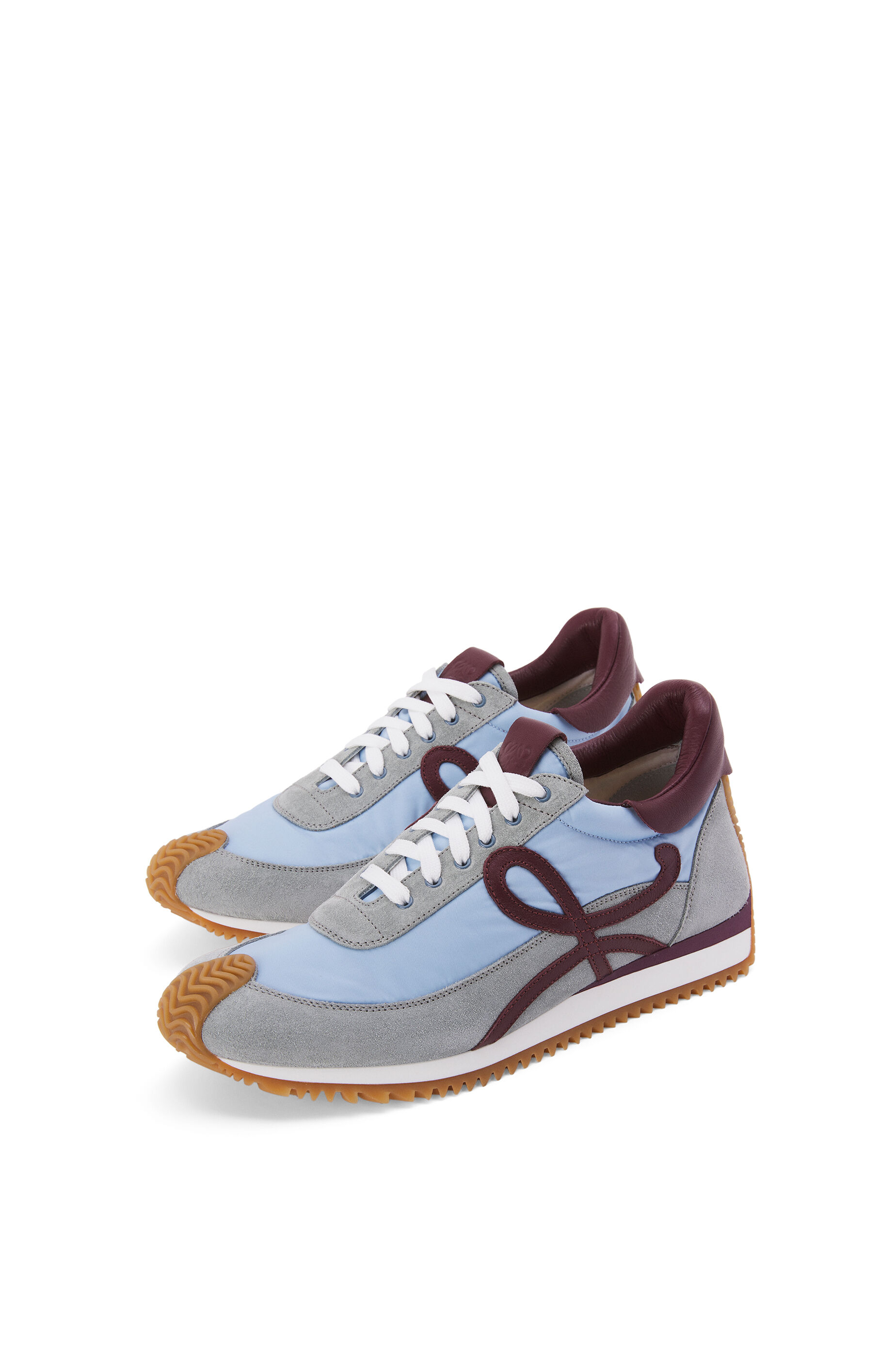 Flow runner in nylon and suede Flow runner in nylon and suede