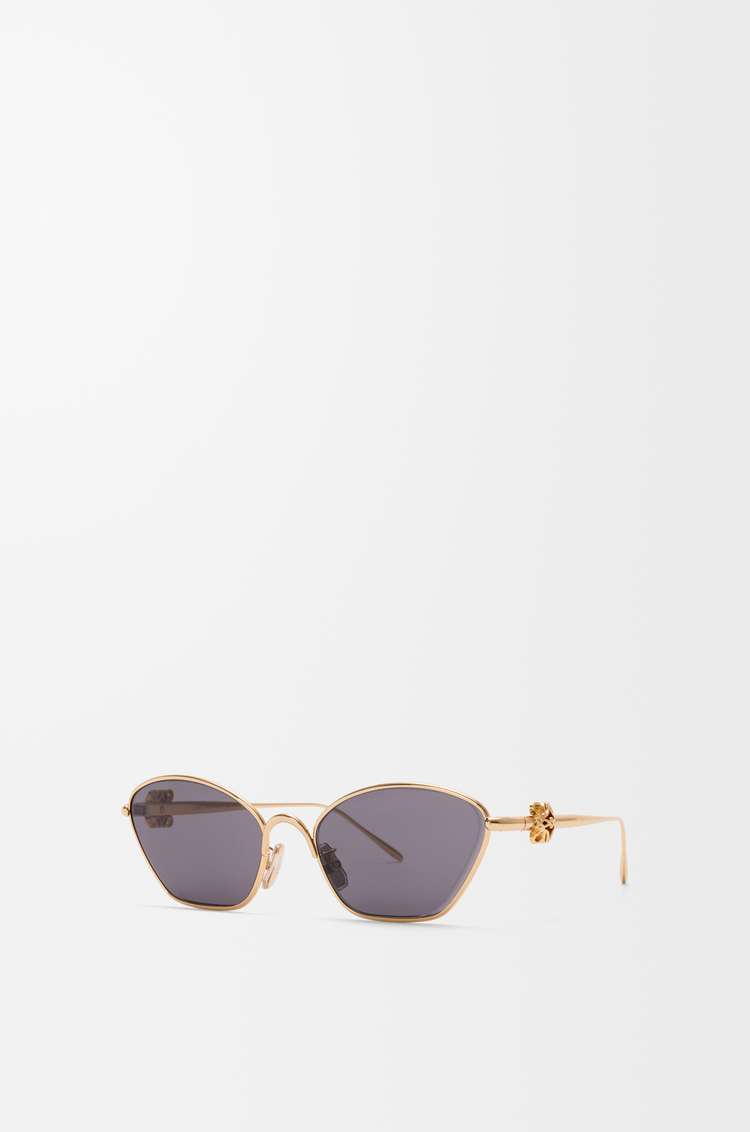 LOEWE Anagram Bombé Hexagon sunglasses Smoke Moka