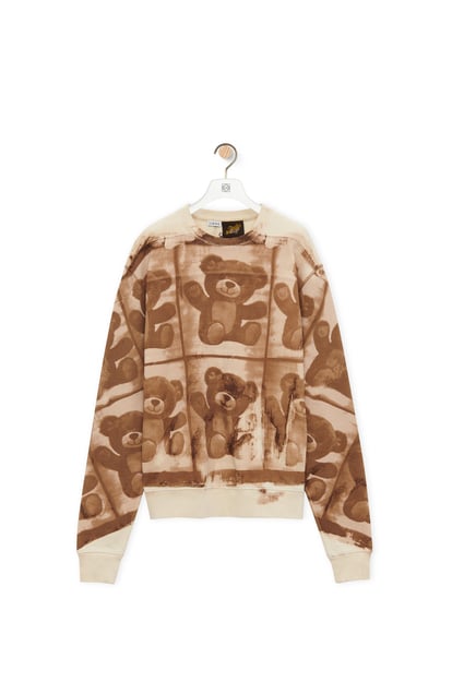 LOEWE Sweatshirt in cotton Brown/Multicolor plp_rd