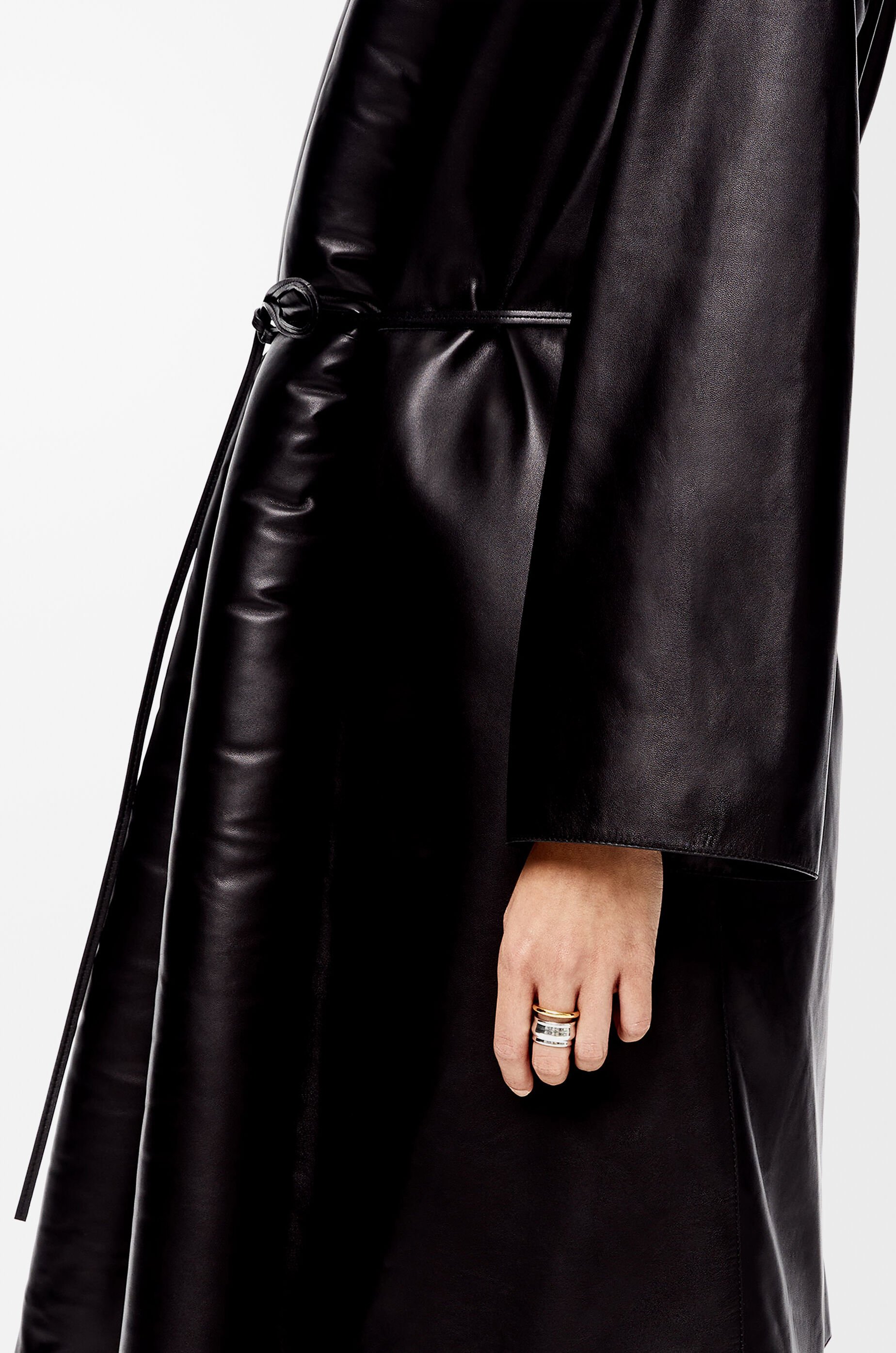 Nappa knot ring in sterling silver Silver - LOEWE