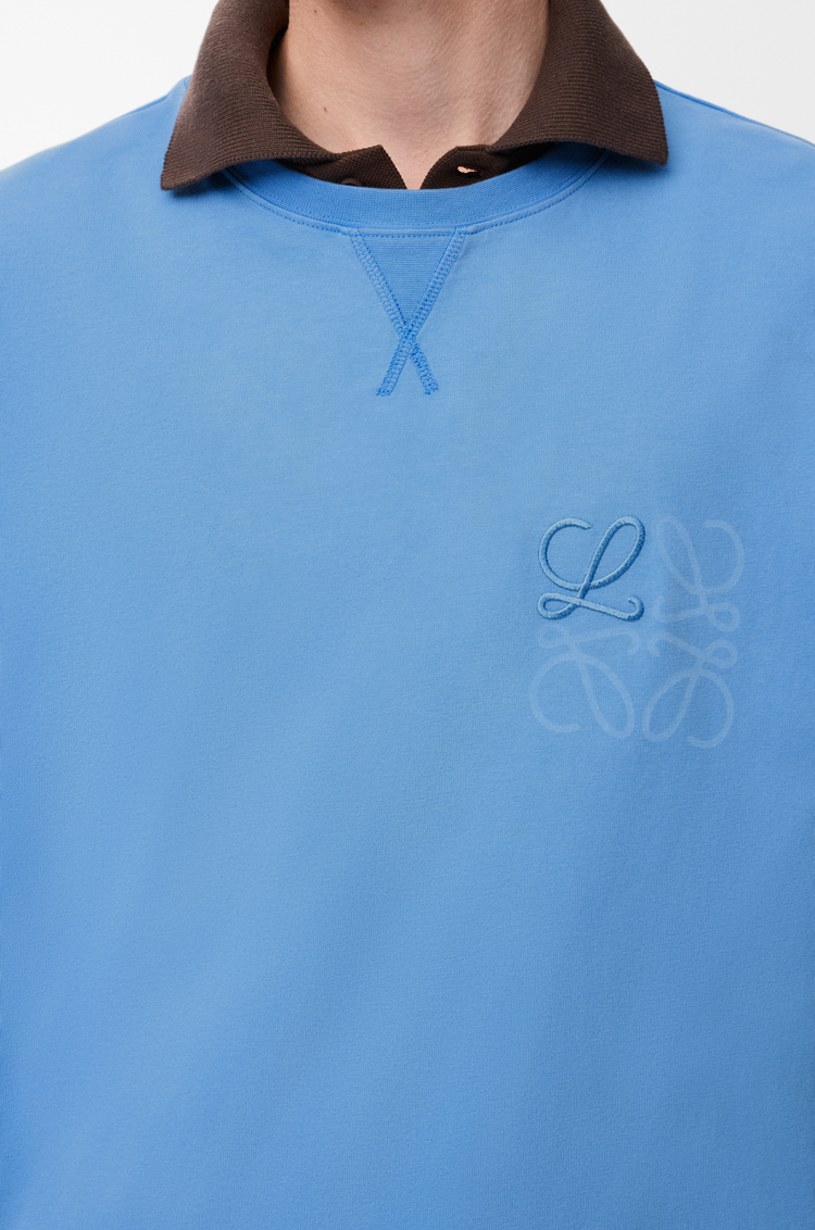 LOEWE 棉质宽松版型 T 恤 蓝色