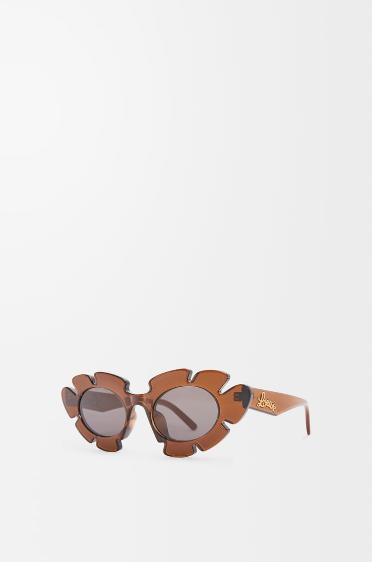 LOEWE Flower sunglasses Transparent Brown