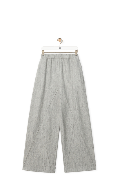 LOEWE Puzzle Fold trousers in cotton Light Grey