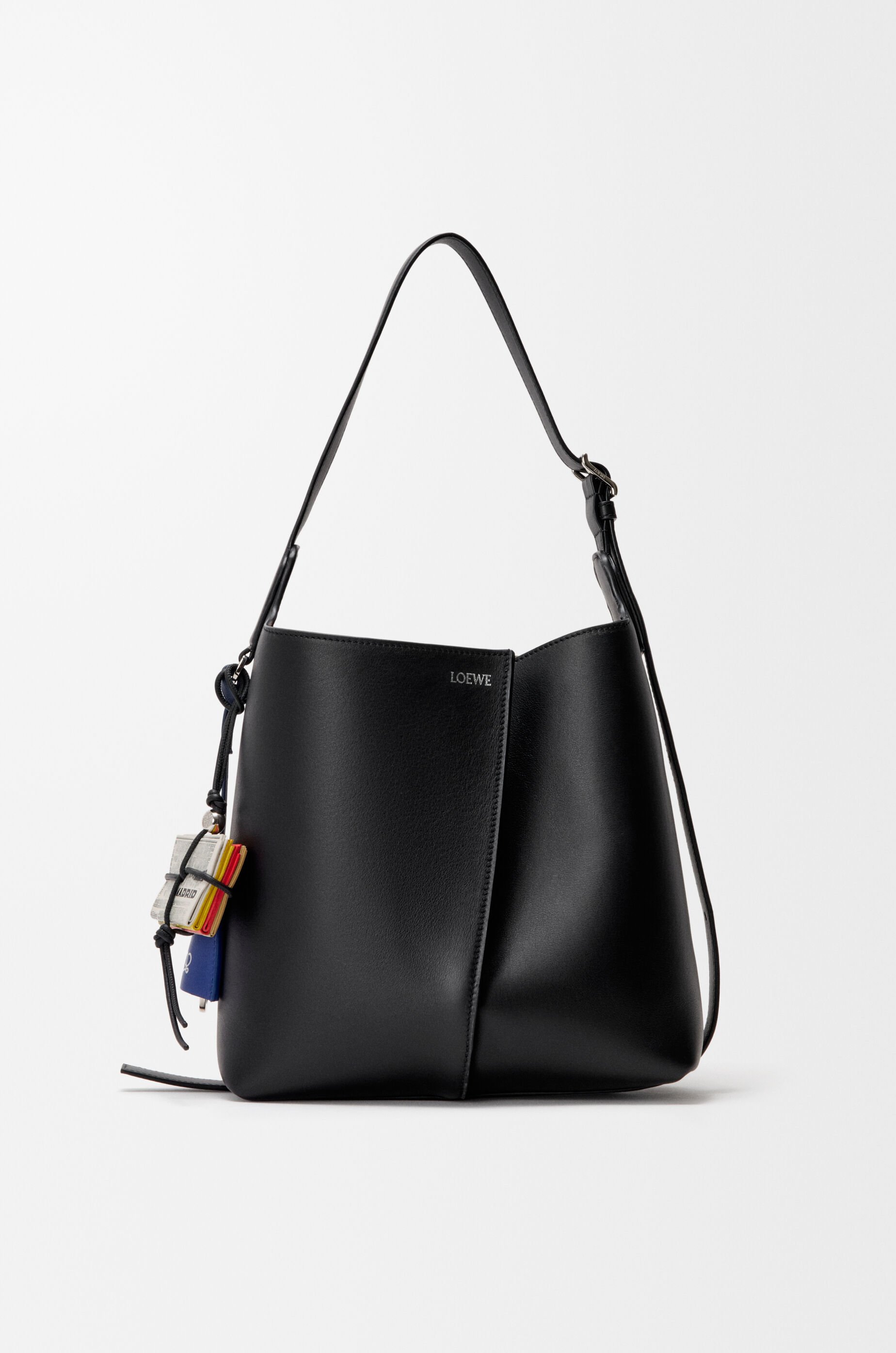 Newspaper charm in calfskin Multicolor - LOEWE USA Official Website
