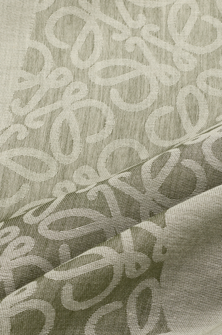 LOEWE 棉質沙龍 卡其綠