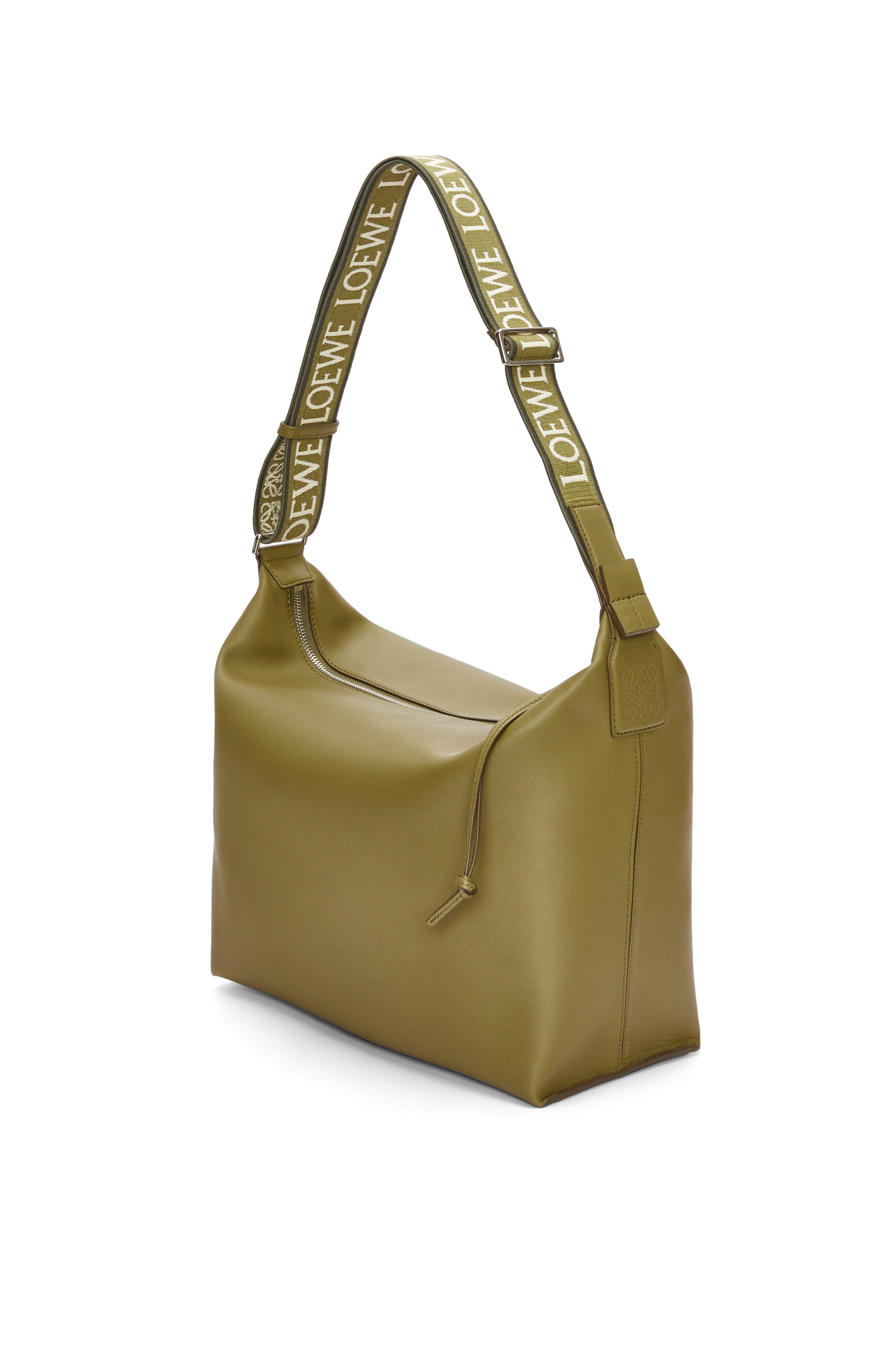 Loewe Men s Cubi Crossbody Bag Green Messenger