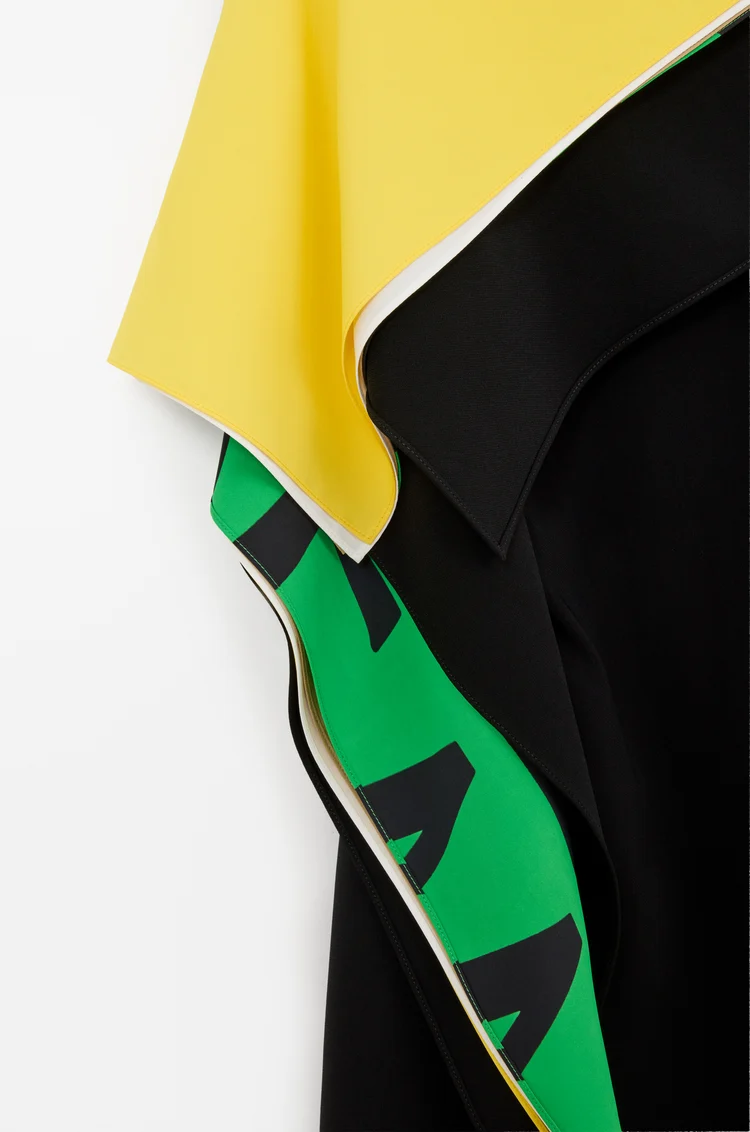 LOEWE Dress in stretch viscose Black