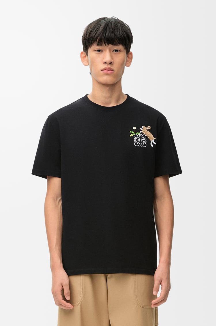 LOEWE Relaxed fit T-shirt in cotton Black