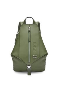 LOEWE Small Convertible backpack in classic calfskin 獵人綠