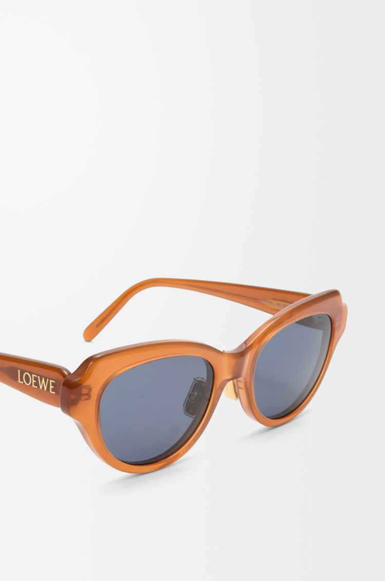 LOEWE スワン スリム サングラス キャメル