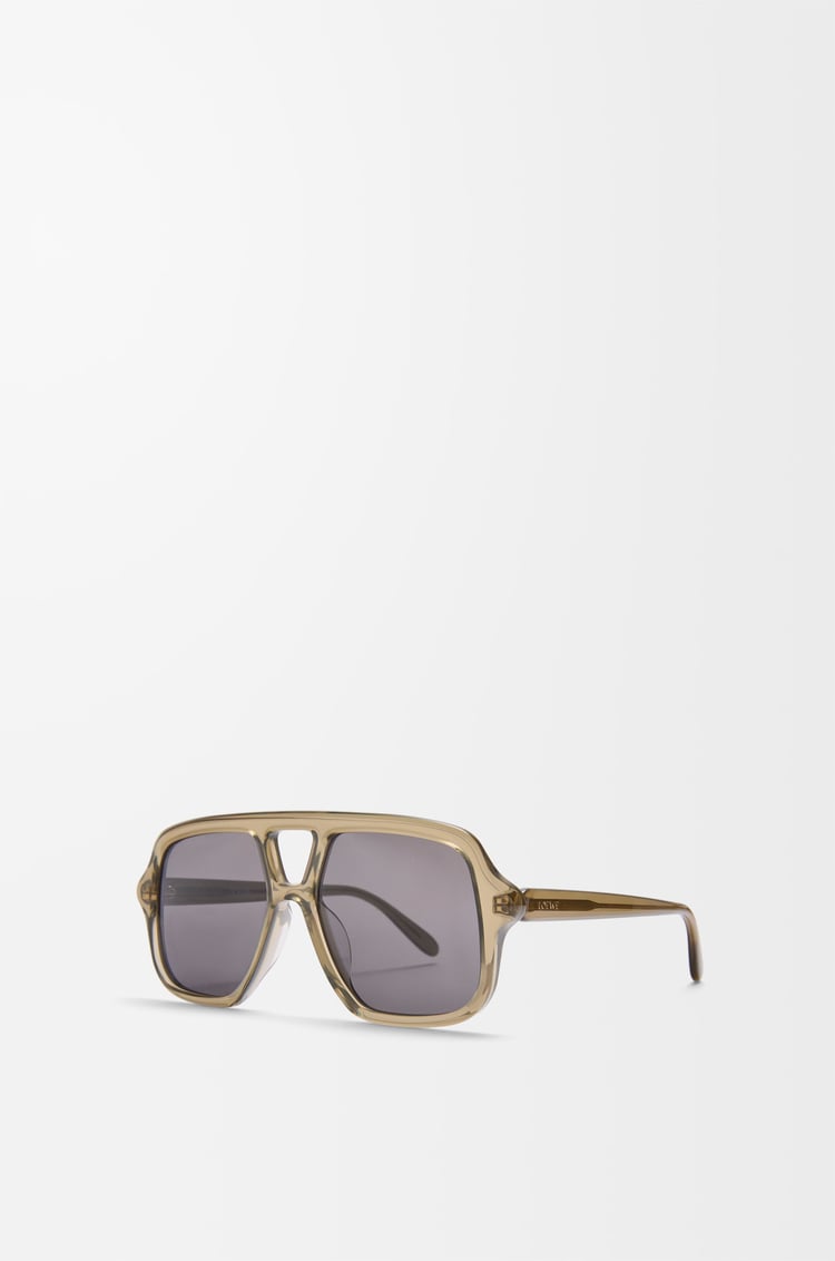 LOEWE Aviator Slim sunglasses Khaki Green