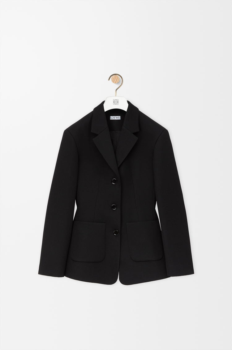 LOEWE Chaqueta en lana Negro