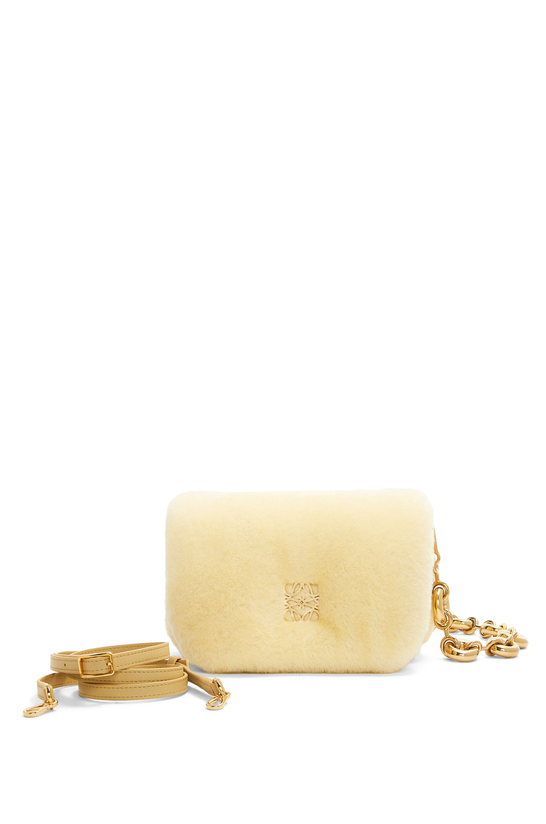 Off white shearling on sale bag