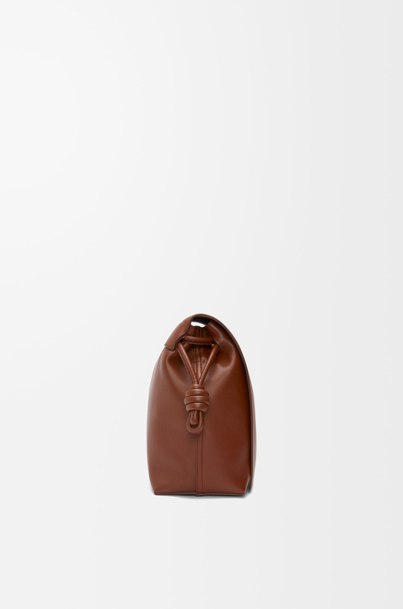 LOEWE Flamenco satchel in shiny supple calfskin Brownie plp_rd