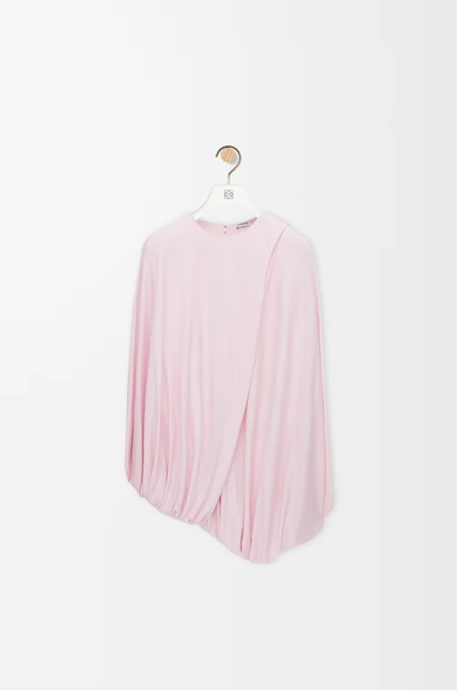 LOEWE Draped top in viscose Pink