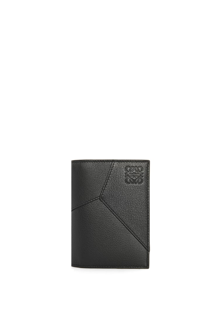 LOEWE Puzzle bifold cardholder in classic calfskin Black