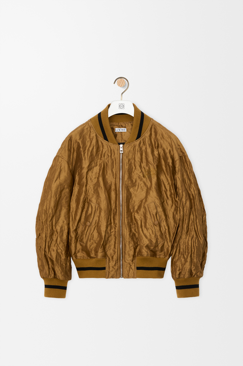 LOEWE Chaqueta bomber en tejido técnico Toffee