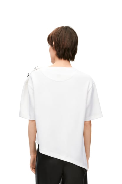 LOEWE アシンメトリー Tシャツ（コットンブレンド） ホワイト plp_rd
