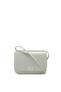 LOEWE Goya 丝绸牛皮革手袋 Ash Grey
