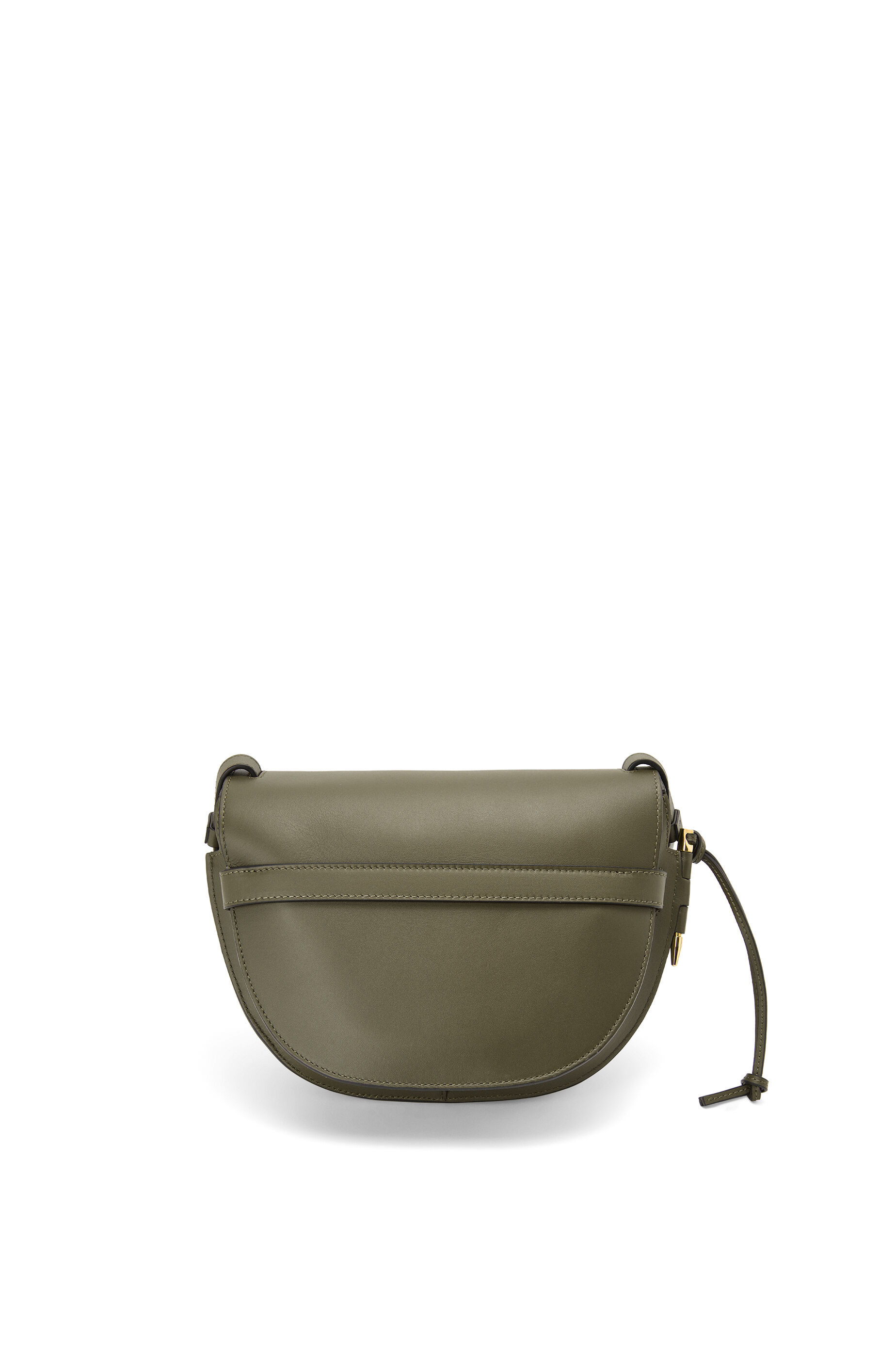 Small Gate bag in soft calfskin and jacquard Autumn Green LOEWE