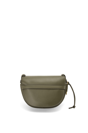 LOEWE Small Gate bag in soft calfskin and jacquard Autumn Green
