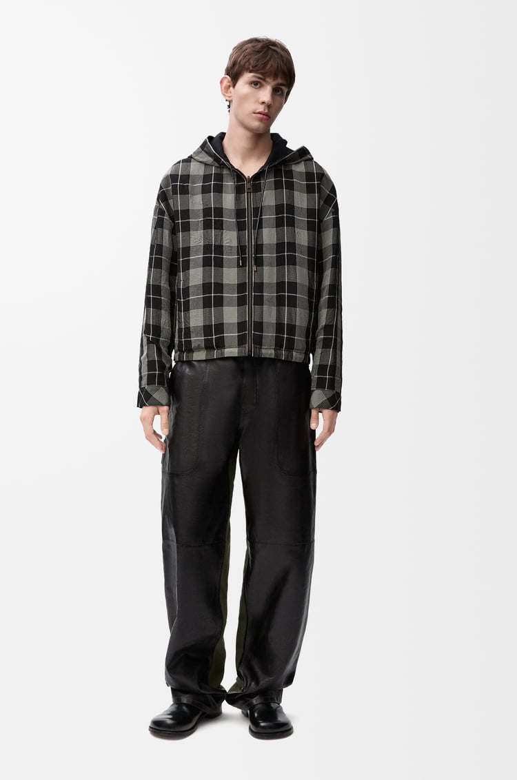 LOEWE Reversible jacket in cotton and silk Black