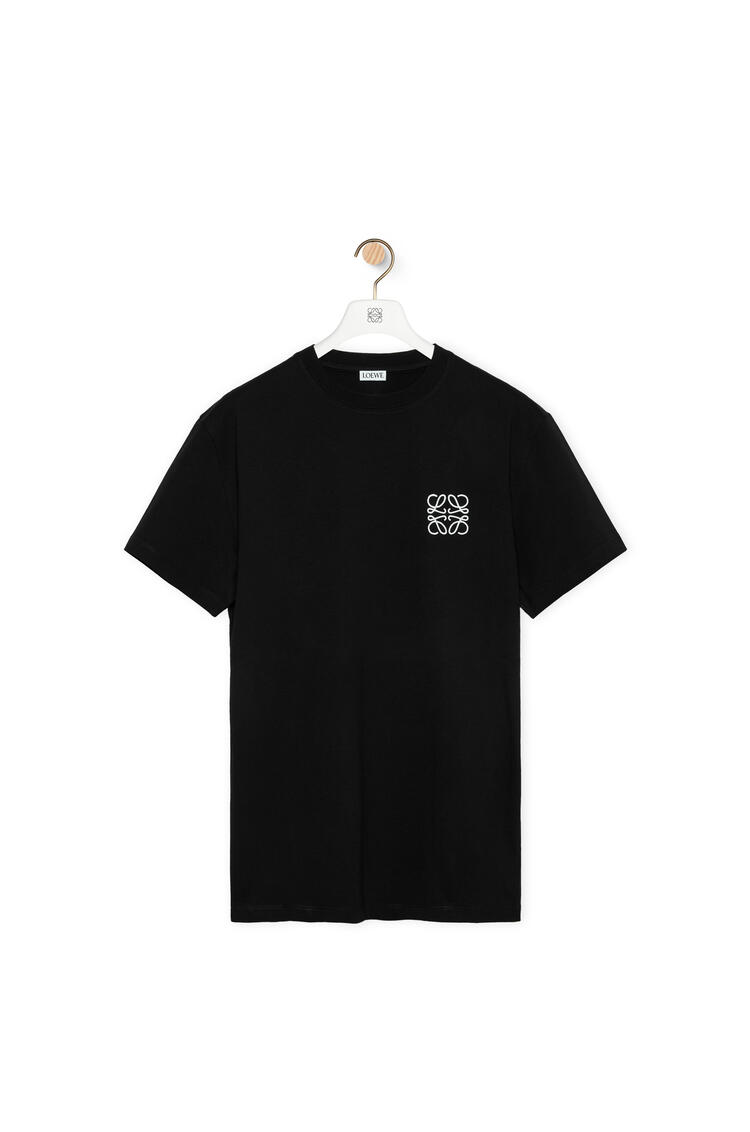 LOEWE Camiseta en algodón con anagrama Negro