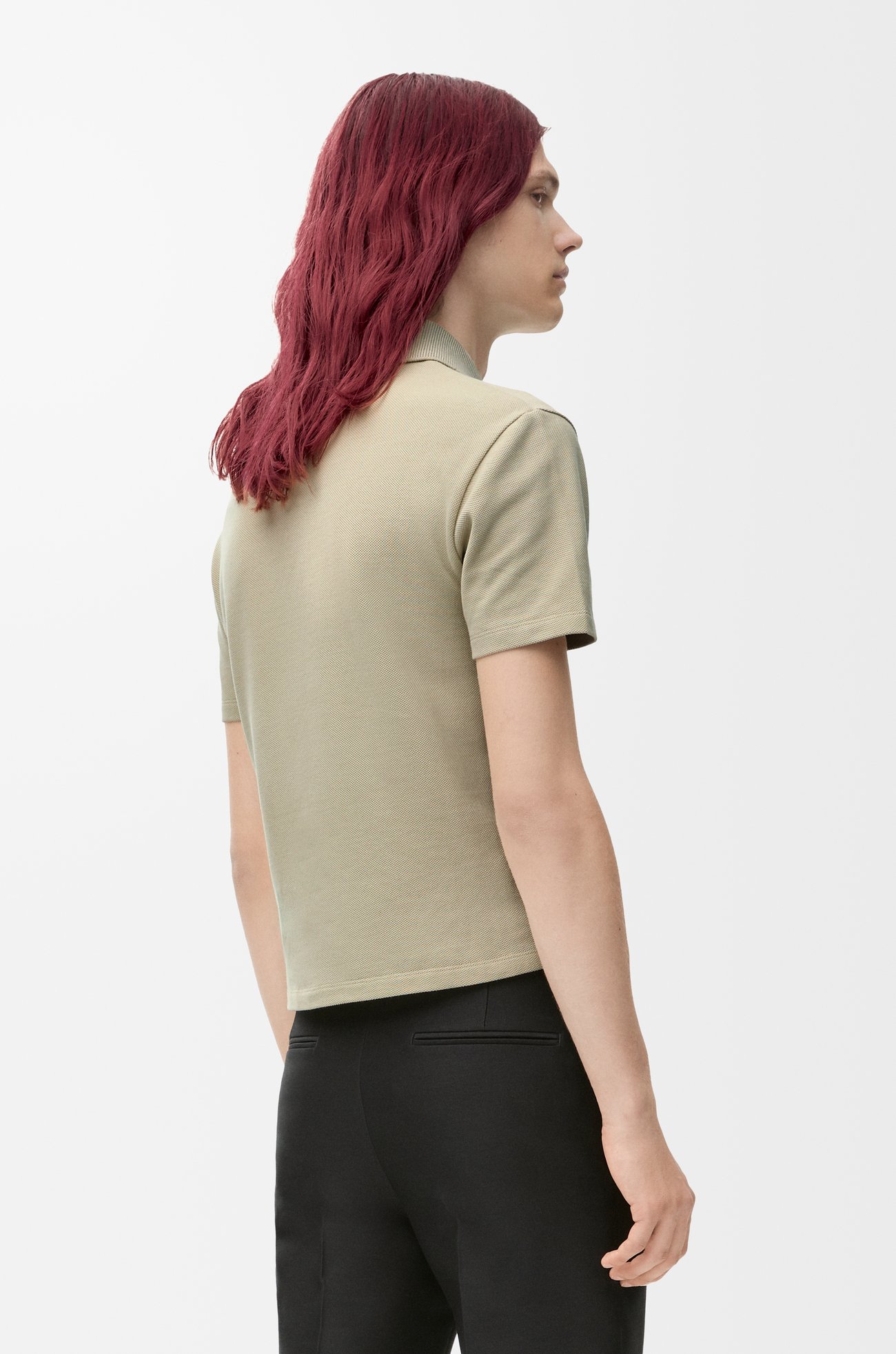 LOEWE Polo in cotton Sage