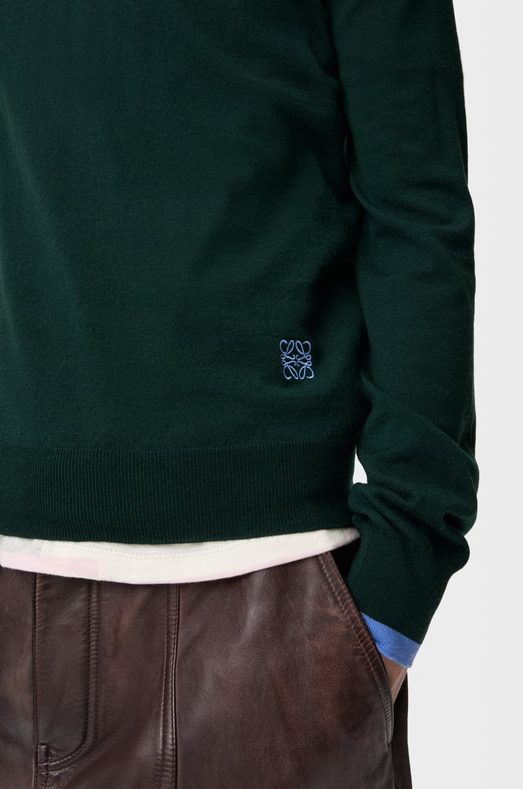 LOEWE セーター（ウール） グリーン/ブルー