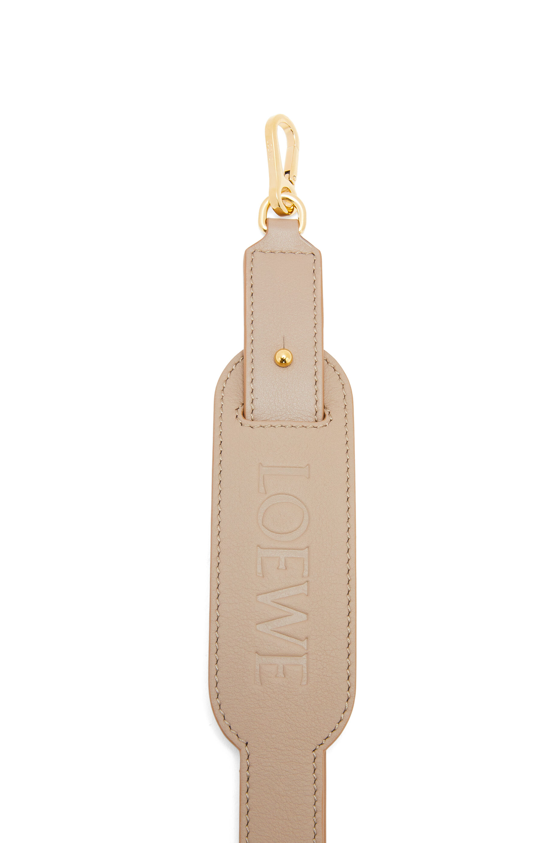 LOEWE pad strap in classic calfskin Sand LOEWE