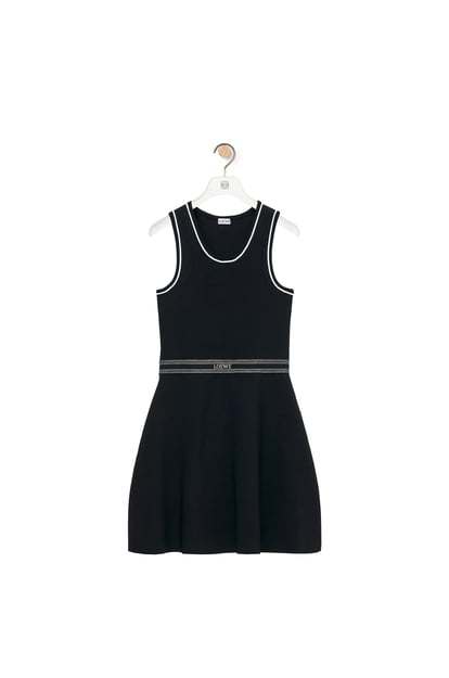 LOEWE Dress in viscose blend Black plp_rd