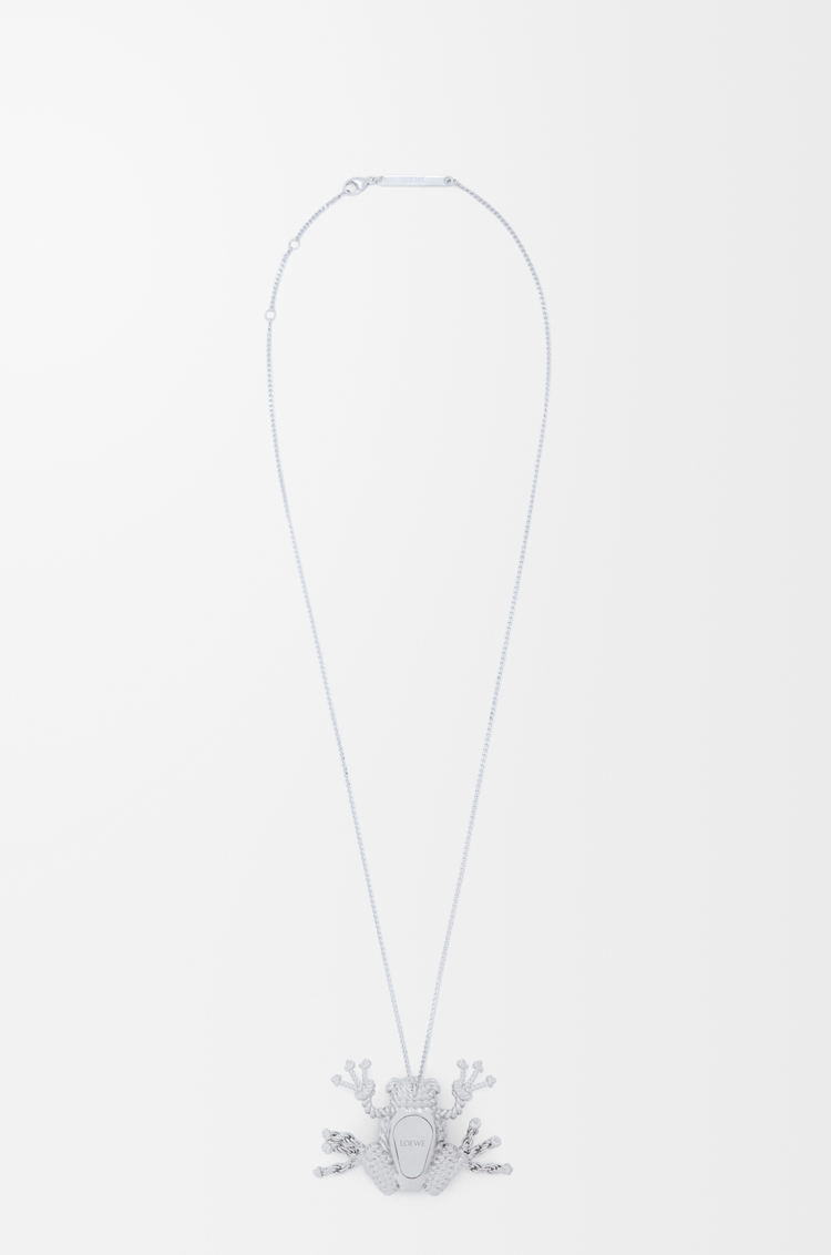 LOEWE 青蛙项链 银色