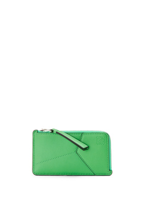 LOEWE Puzzle stitches coin cardholder in smooth calfskin Apple Green plp_rd