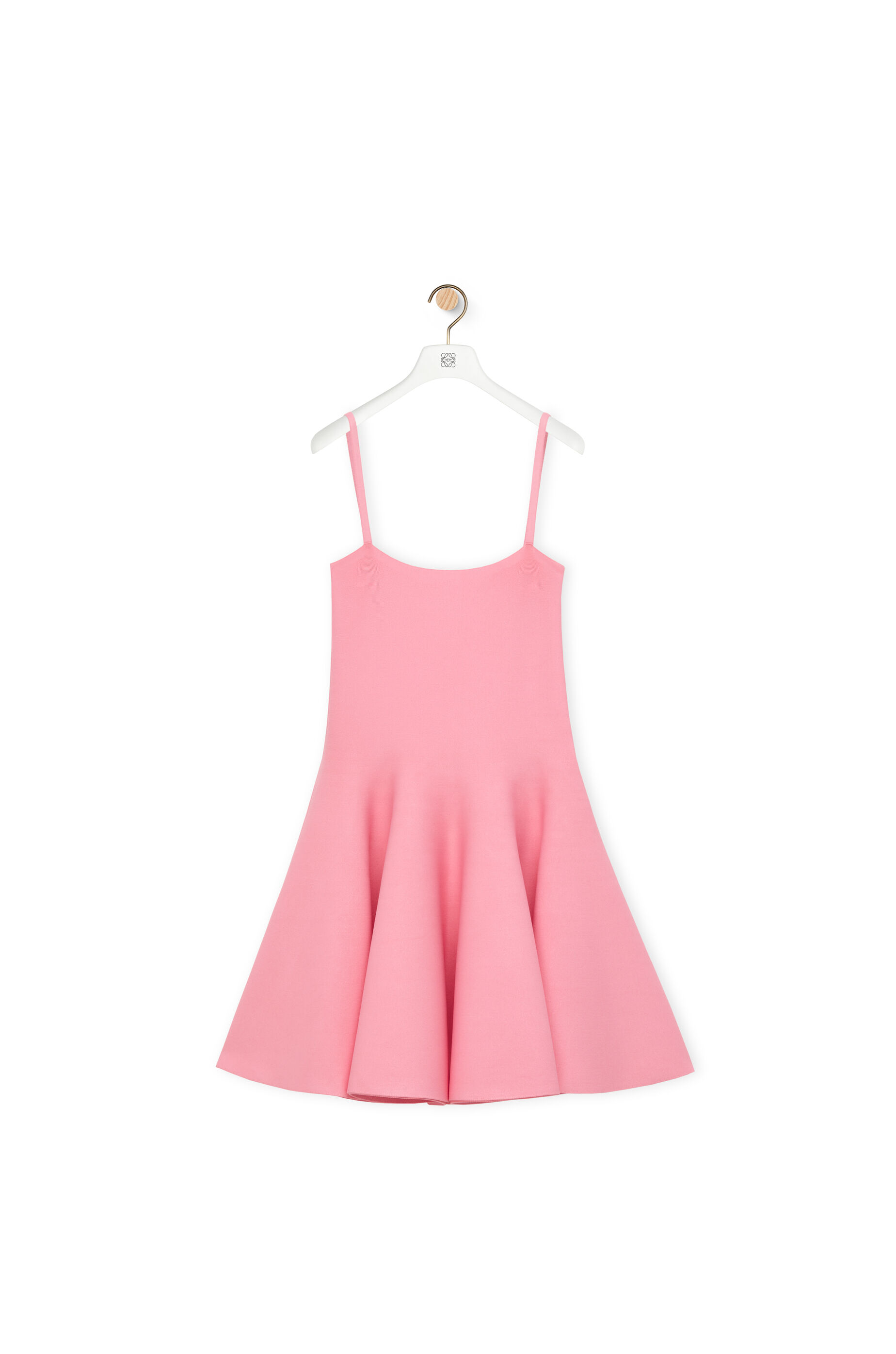 LOEWE Strappy dress in viscose Coral Pink
