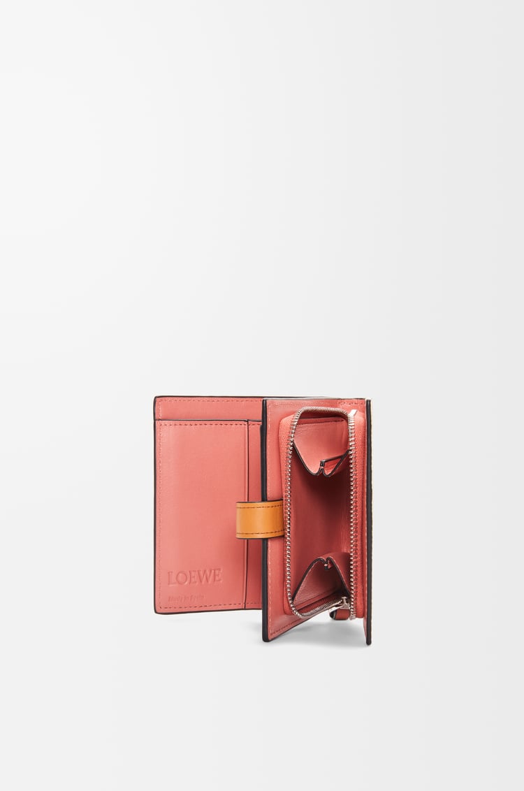 LOEWE コンパクト ジップウォレット（ソフトグレインカーフ） ライトオーツ/ハニー