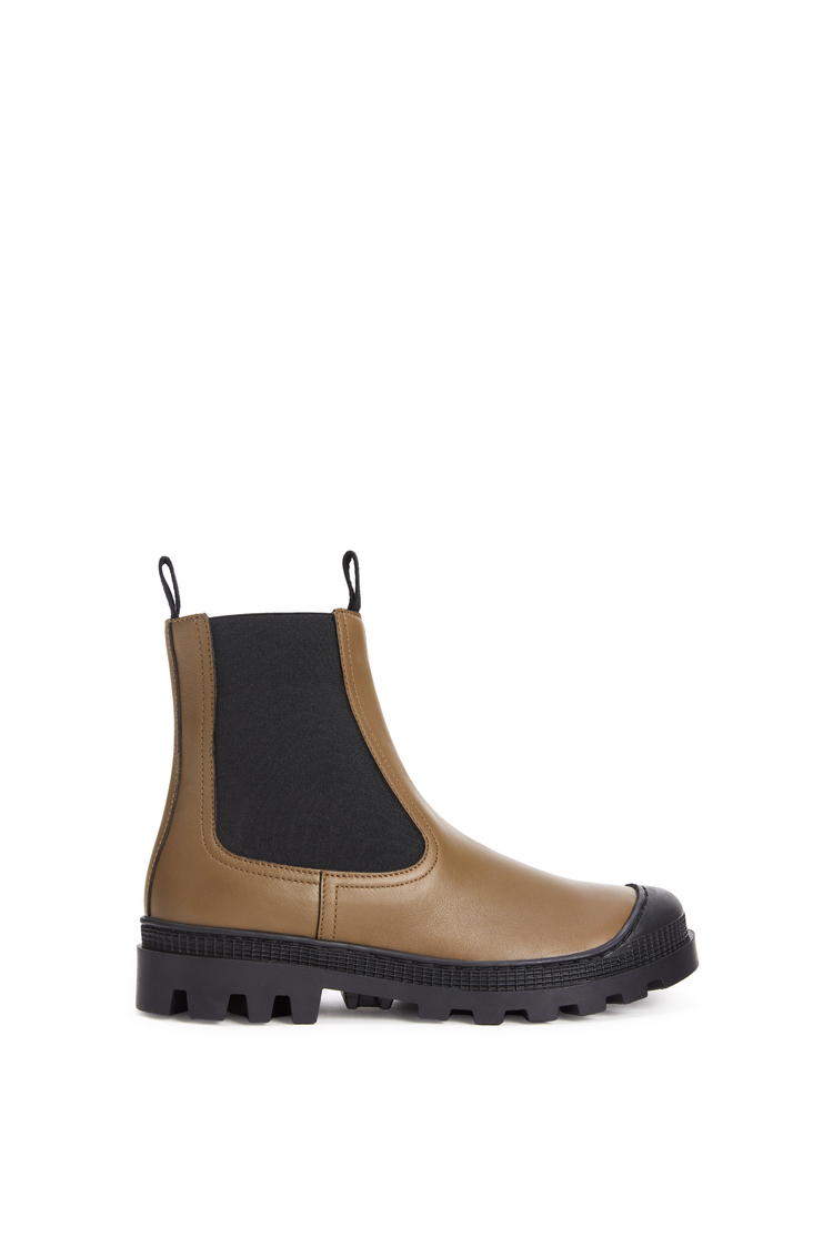 LOEWE Chelsea boot in calfskin Khaki Green