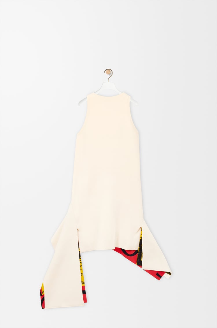 LOEWE Abito in misto viscosa Bianco/Multicolore