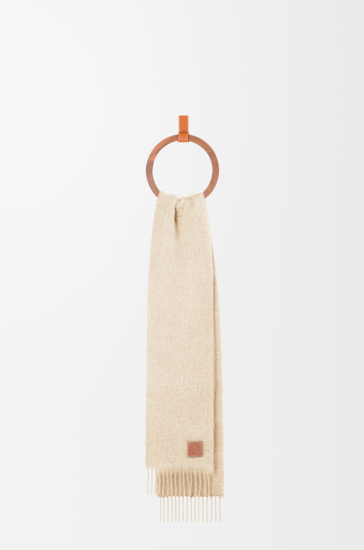 Scarf in mohair and wool blend