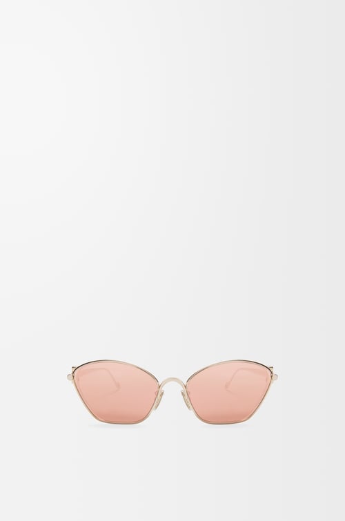 LOEWE Anagram hexagonal sunglasses Rose Gold