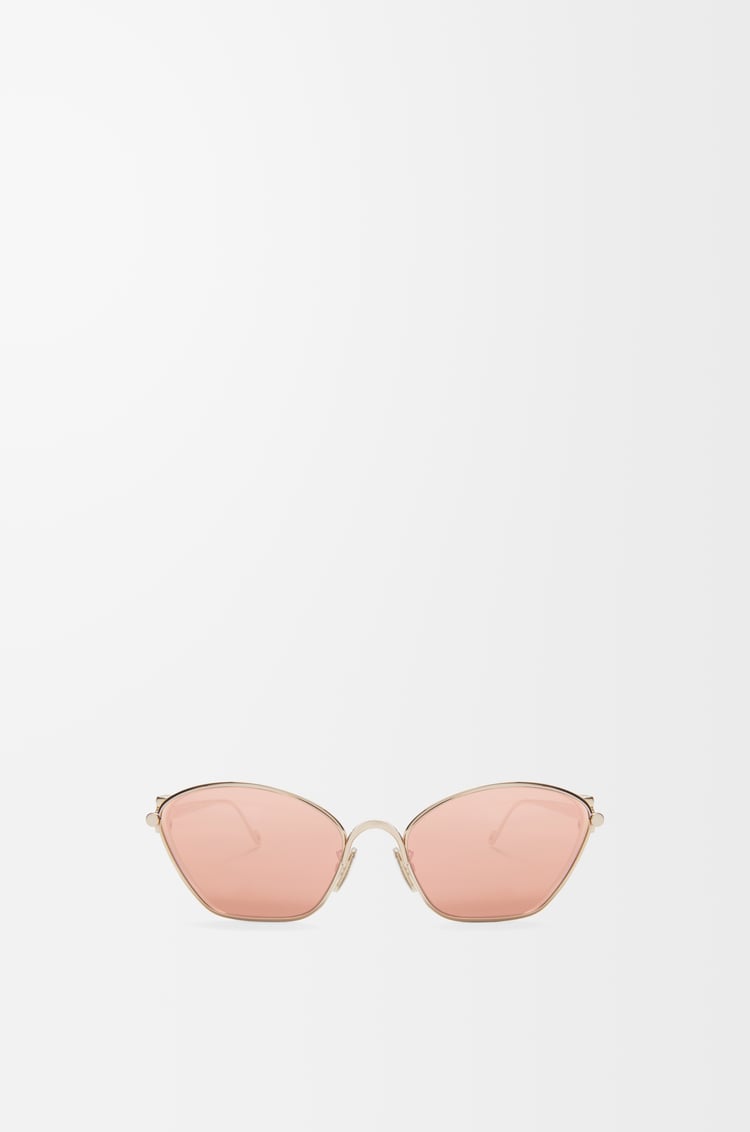 LOEWE Anagram hexagonal sunglasses Rose Gold