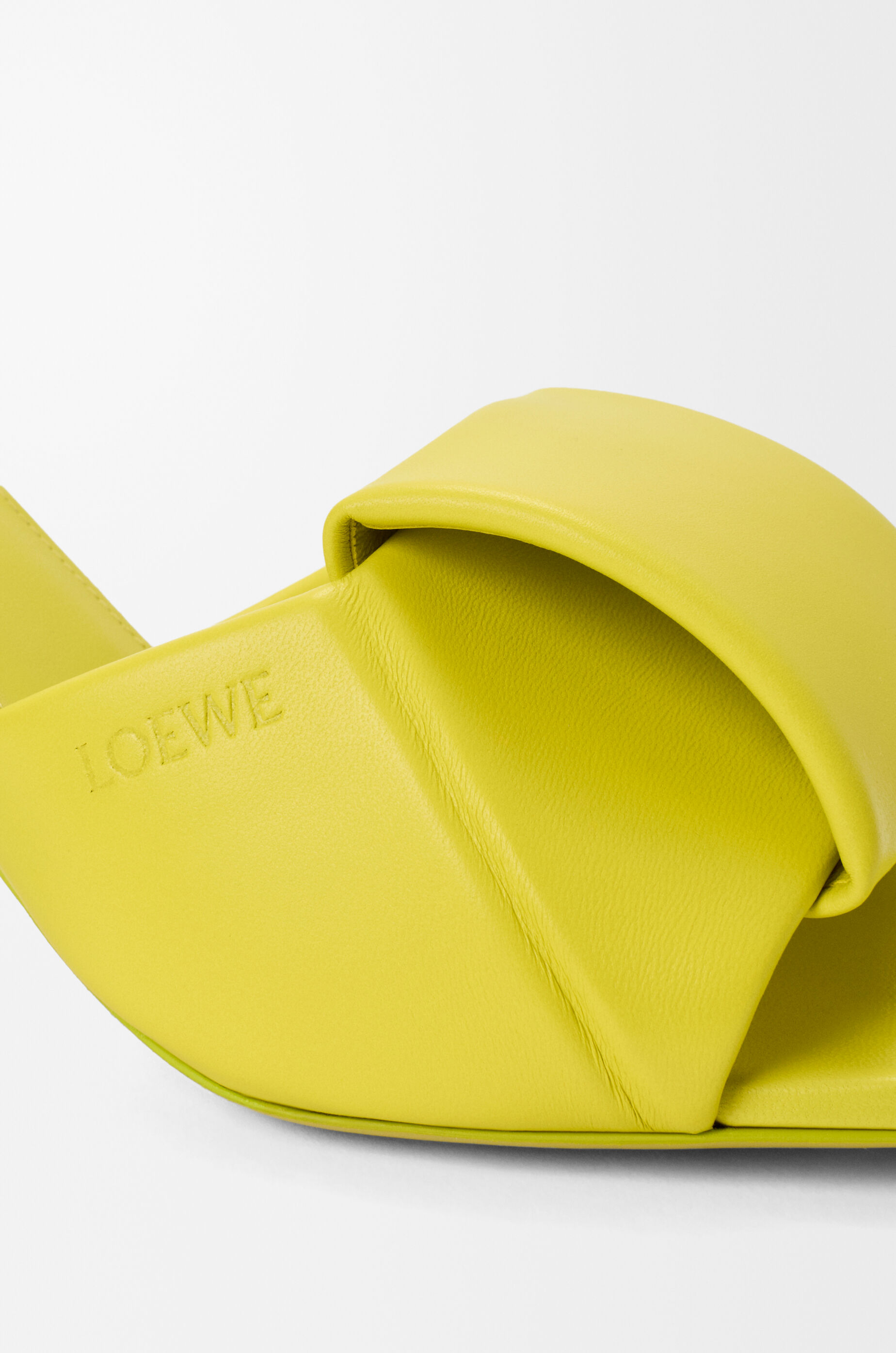 Origami slide in lambskin Yellow - LOEWE USA Official Website