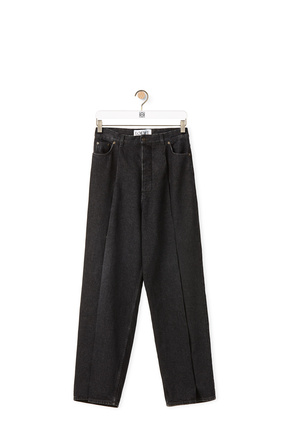 LOEWE Snap denim trousers in cotton Black plp_rd