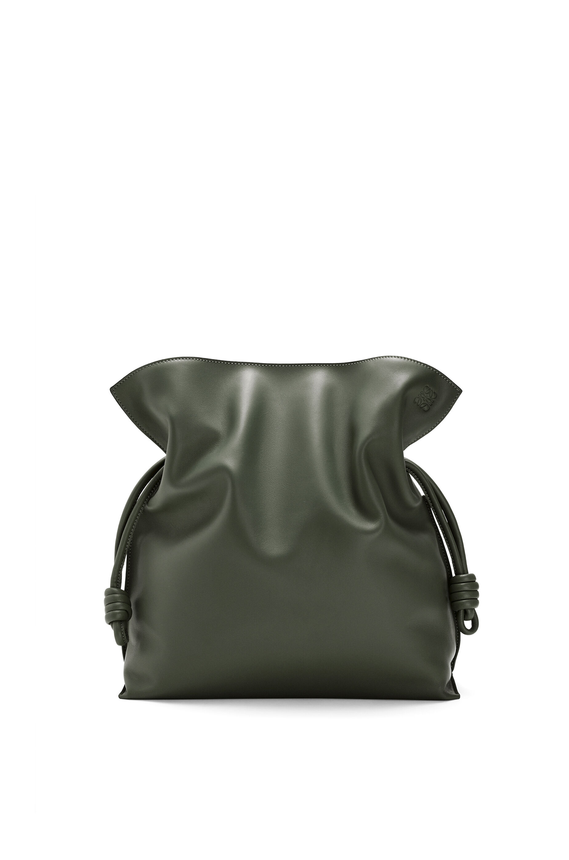 Large Flamenco bag in nappa calfskin Vintage Khaki - LOEWE