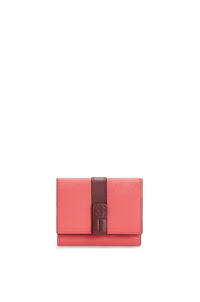LOEWE Trifold wallet in soft grained calfskin Poppy Pink pdp_rd
