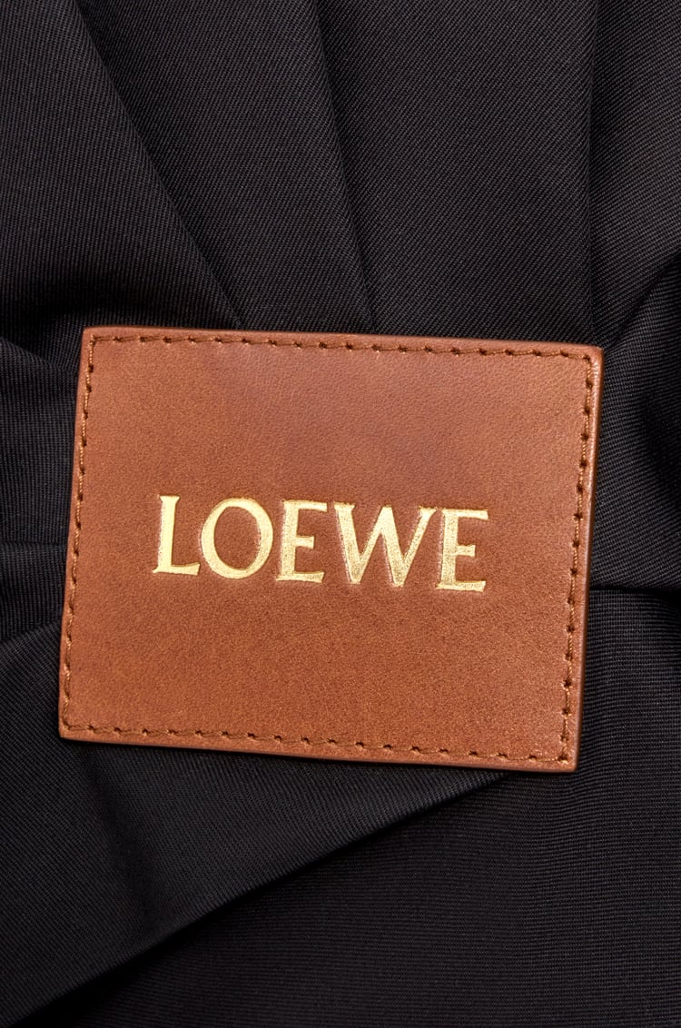 LOEWE ドレープ ジャケット（コットン&シルク） ブラック