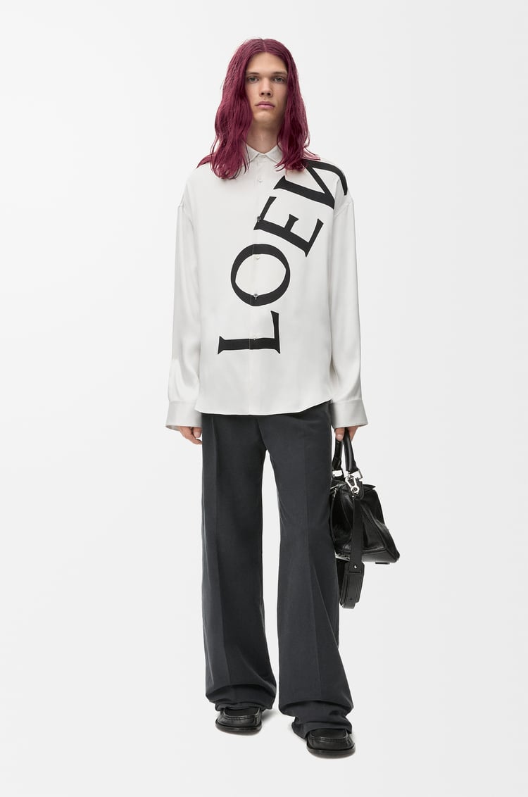 LOEWE Shirt in silk White