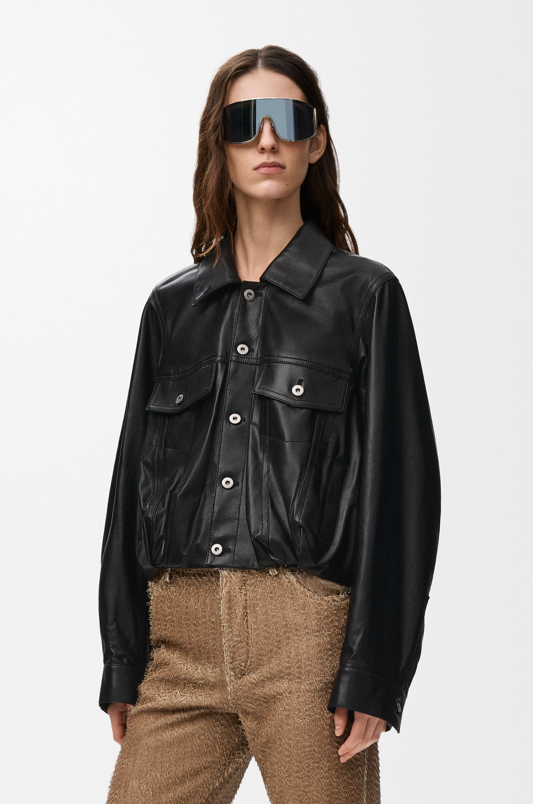 Jacket in nappa lambskin Black - LOEWE