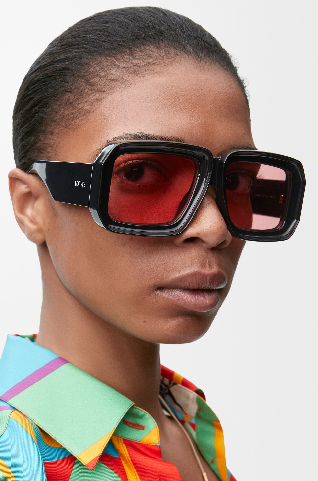 LOEWE Gafas de sol Paula's Ibiza Dive in Mask  Negro Brillante
