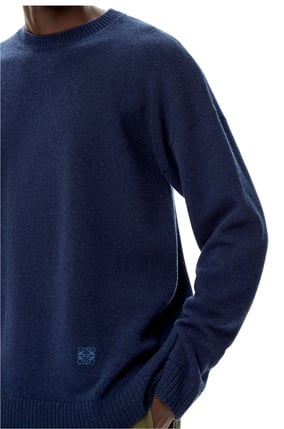 LOEWE Anagram sweater in wool Dark Blue plp_rd